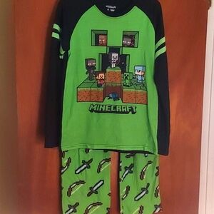 MineCraft Pajamas Size 14